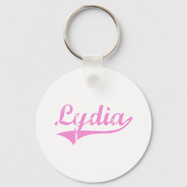 Porte-clés Nom du style classique Lydia (Recto)