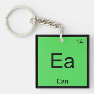 Porte-clés Nom Ean Chimie Élément Tableau Périodique