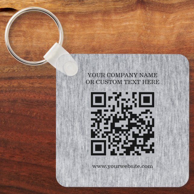 Porte-clés Nom et logo de l'entreprise (Recto)