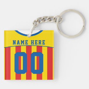 Porte-clés Nom et numéro Clavier Jersey, Football, Football