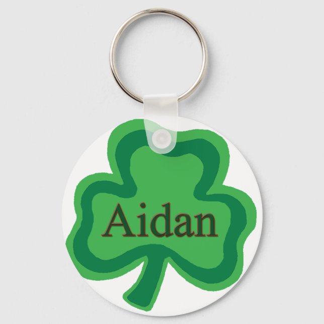Porte-clés Nom irlandais Aidan (Recto)