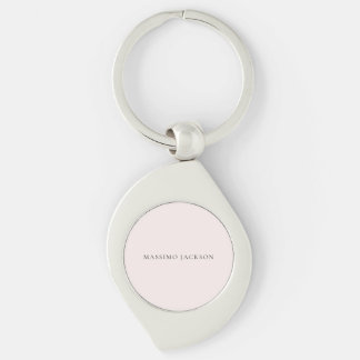 Porte-clés Nom Minimaliste Moderne Simple Couleur Pastel