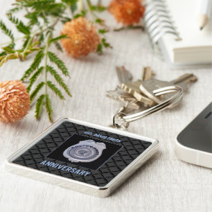 Porte-clés Nom personnalisé, Anniversaire avec le département