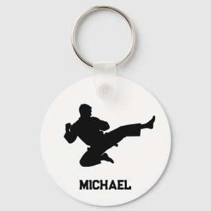 Porte-clés Nom personnalisé Karaté / Taekwondo / judo