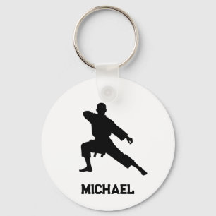 Porte-clés Nom personnalisé Karaté / Taekwondo / judo