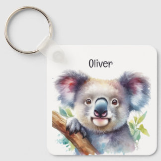 Porte-clés Nom personnalisé Little Koala Oear Animal Australi