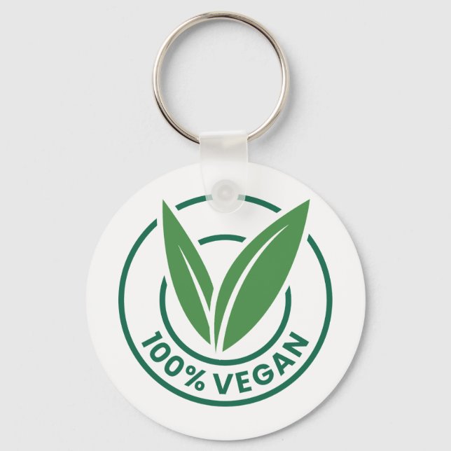 Porte-clés Nom personnalisé / Vegan texte (Recto)
