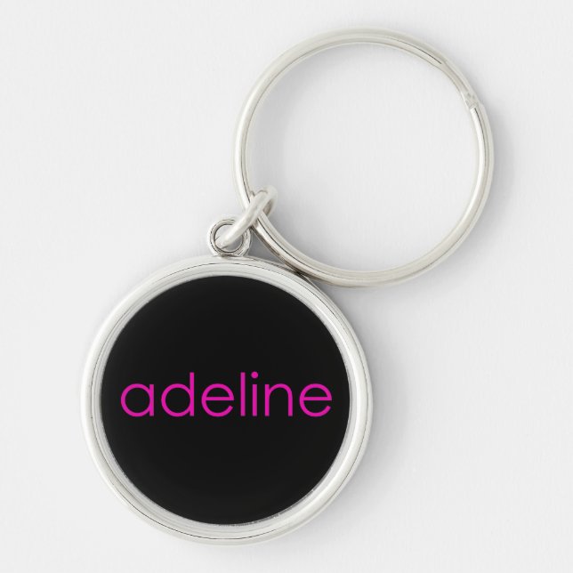 Porte-clés Nom personnel Adeline (Devant)