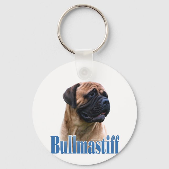 Porte-clés Nom Red Bullmastiff (Recto)