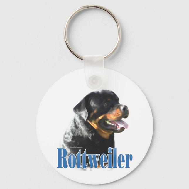 Porte-clés Nom Rottweiler (Recto)