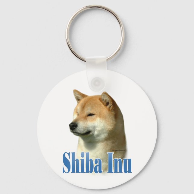 Porte-clés Nom Shiba Inu (Recto)