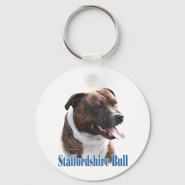Porte-clés Nom Staffordshire Bull Terrier (Recto)