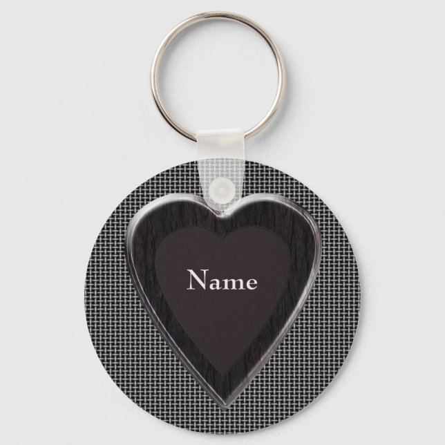 Porte-clés Nom Stole My Heart Keychain - Modèle (Recto)