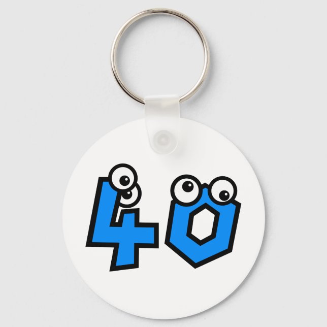 Porte-clés Nombre Quarante (Recto)