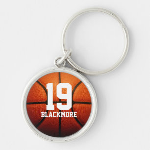 Porte-clés Nombres faits sur commande de basket-ball