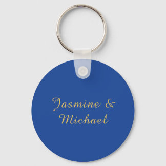 Porte-clés Noms de couple calligraphiés chic et adorables ble