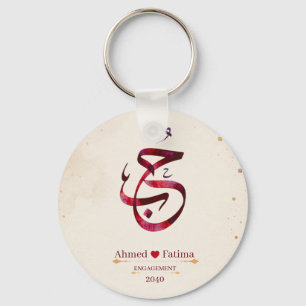 Porte-clés Noms de couple personnalisés Cadeau de mariage