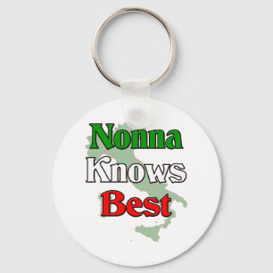 Porte-clés Nonna (grand-mère italienne) m sait le meilleur
