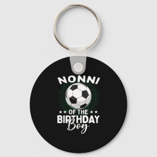 Porte-clés Nonni du garçon d'anniversaire Joueur de football 