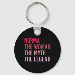Porte-clés Norma La Femme Mythe Légende Nom personnalisé Birt