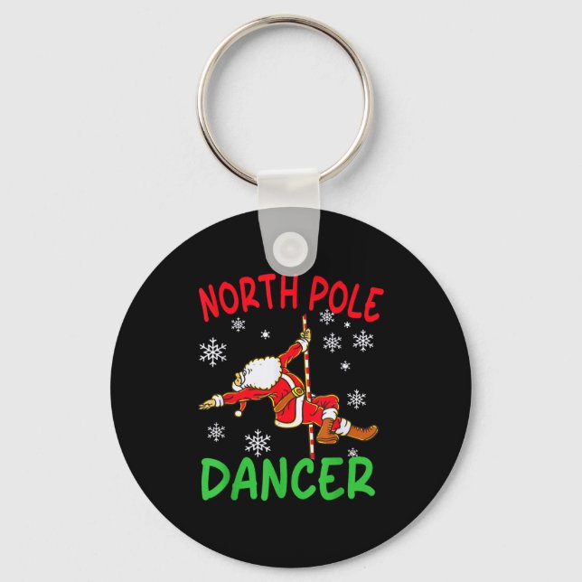Porte-clés North Le Dancer Funny Santa Joke  (Recto)