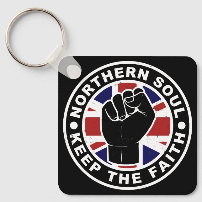Porte-clés Northern Soul - Garder La Foi (Recto)