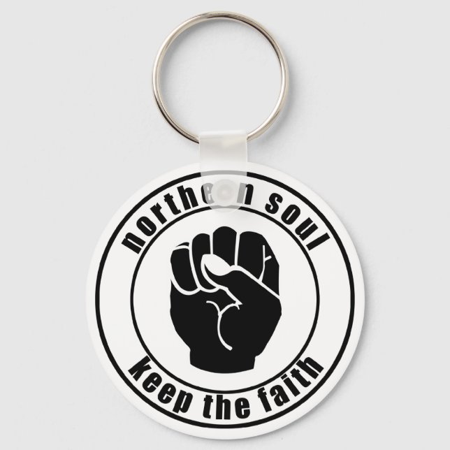 Porte-clés Northern Soul Patch Garder La Foi Porte - clé (Recto)