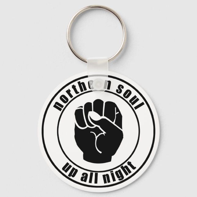 Porte-clés Northern Soul Patch Up All Night Porte - clé (Recto)