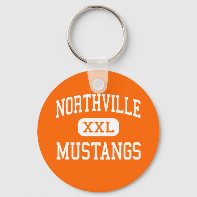Porte-clés Northville - Mustangs - High - Northville Michigan (Recto)