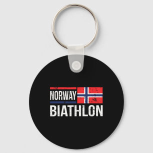 Porte-clés Norvège Biathlon Cible Ski de tir Concours