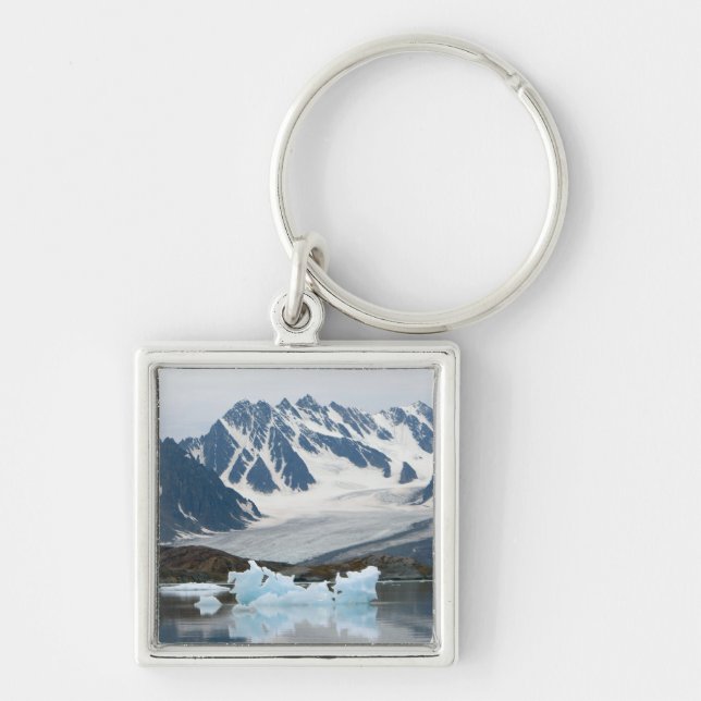 Porte-clés Norvège, glacier qui recule et iceberg (Devant)