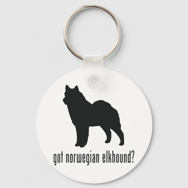 Porte-clés Norvégien Elkhound (Recto)