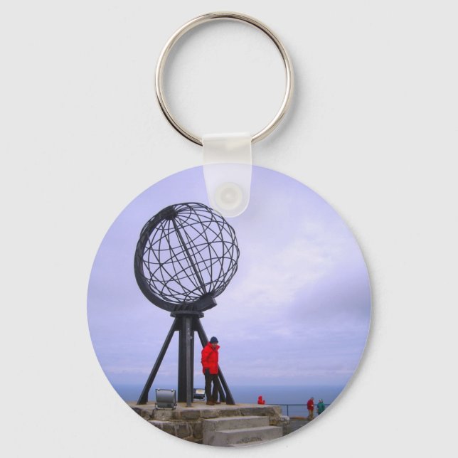 Porte-clés Norway, North Cape, globe symbol (Recto)
