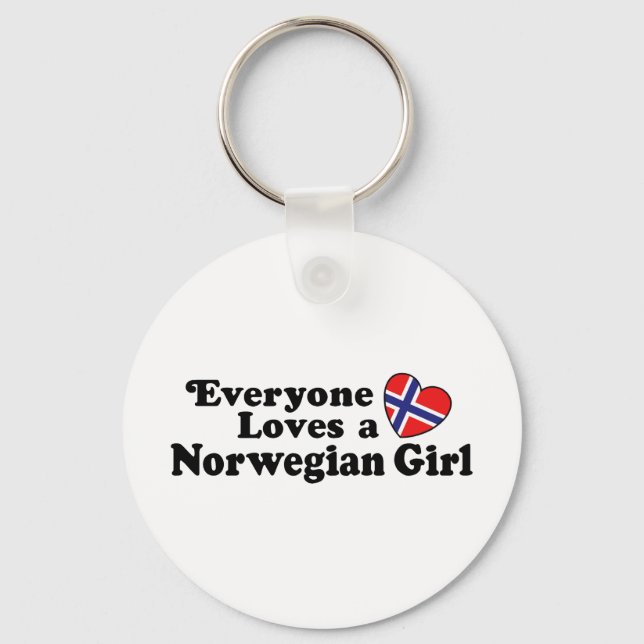 Porte-clés Norwegian Girl (Recto)