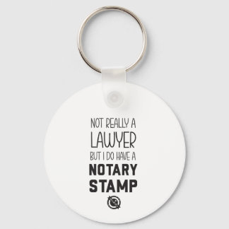 Porte-clés Not a Lawyer Notary Public Keychain Gift