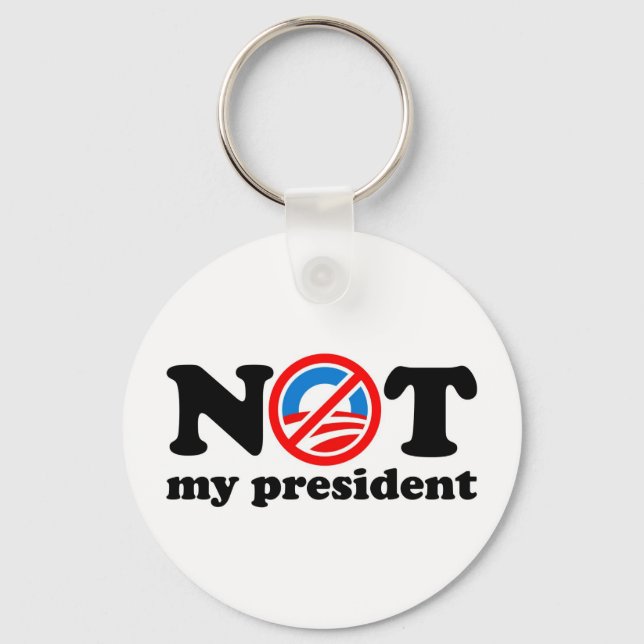 PORTE-CLÉS NOT MY PRESIDENT (Recto)