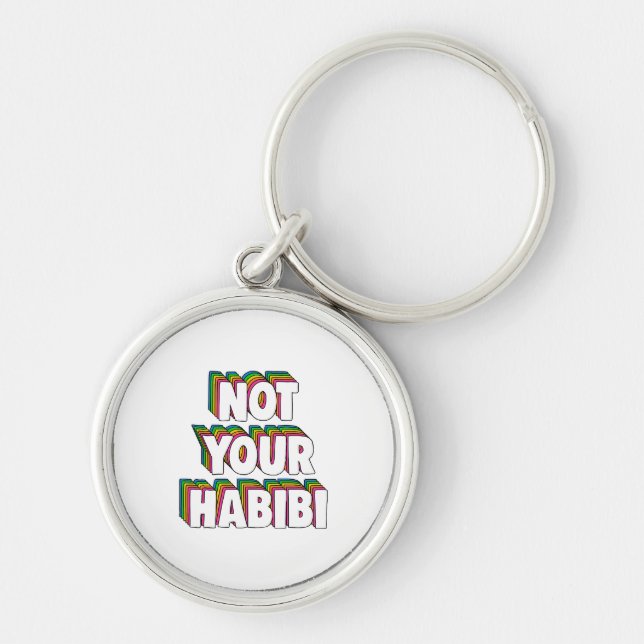 Porte-clés Not Your Habibi (Devant)