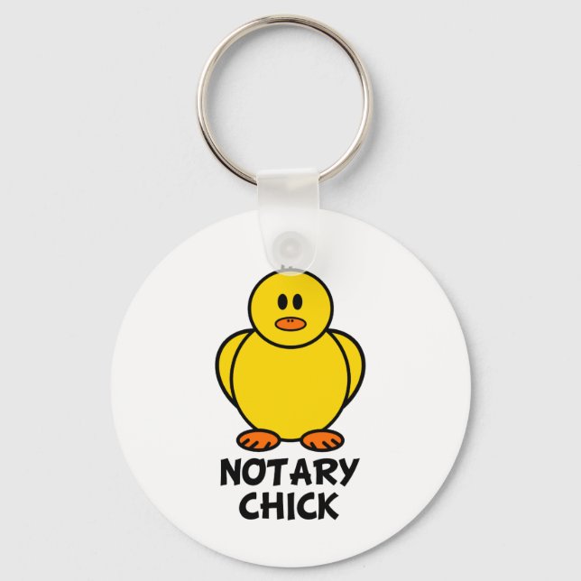 Porte-clés Notary Chick (Recto)
