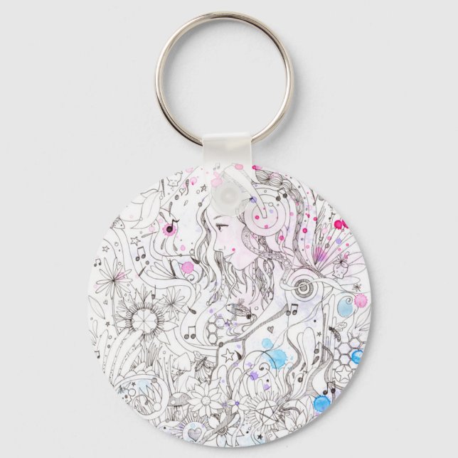 Porte-clés Note pop (Recto)