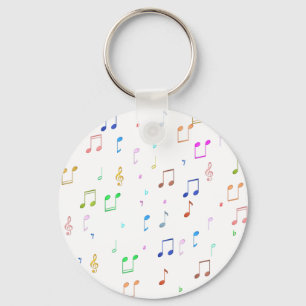 Porte-clés Notes et symboles de musique