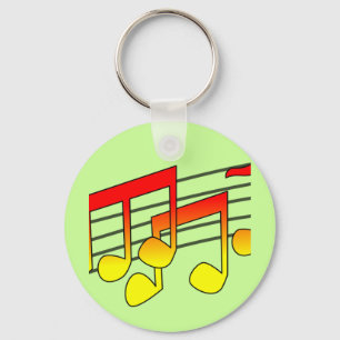 Porte-clés Notes musicales