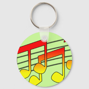Porte-clés Notes musicales