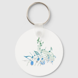 Porte-clés Notes musicales