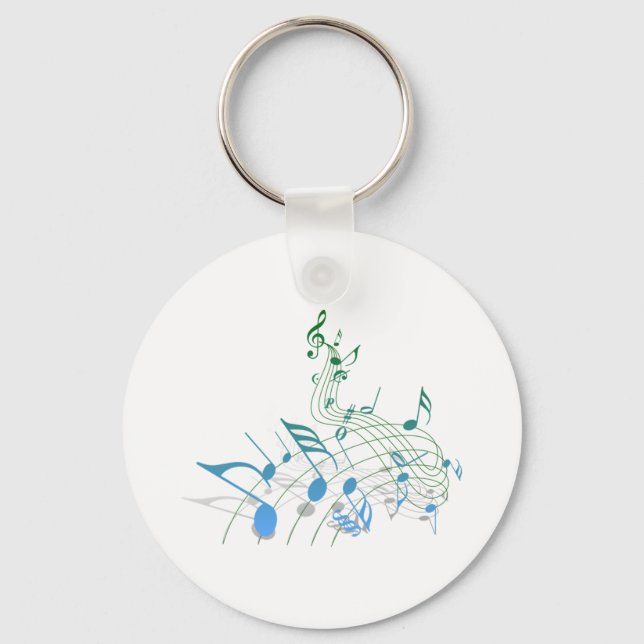 Porte-clés Notes musicales (Recto)