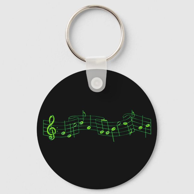 Porte-clés Notes musicales (Recto)