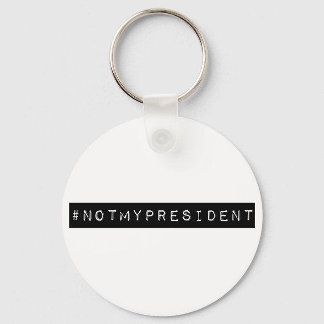 Porte-clés #notmypresident (Recto)