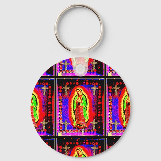 Porte-clés Notre-Dame de Guadalupe (Recto)