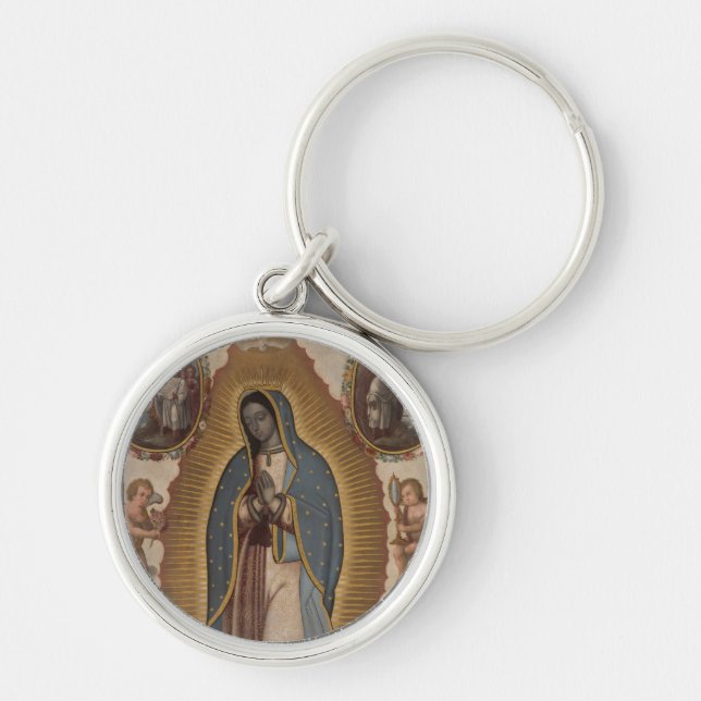 PORTE-CLÉS NOTRE-DAME DE GUADALUPE PRIEZ POUR NOUS (Devant)