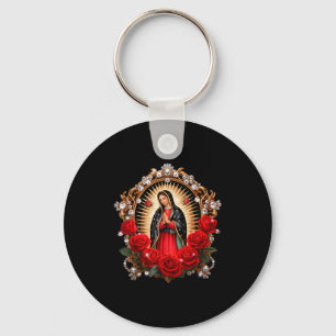 Porte-clés Notre Dame de Guadalupe Sainte Vierge Marie Dans F
