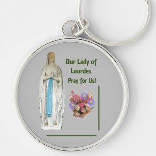 Porte-clés Notre Dame de Lourdes
